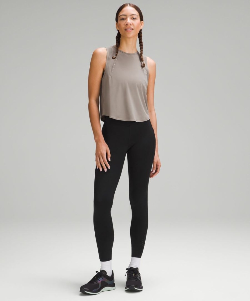 Lululemon Fast and Free High-Rise 28” Pockets Updated Leggings Damen Schwarz | 2091FNTVW