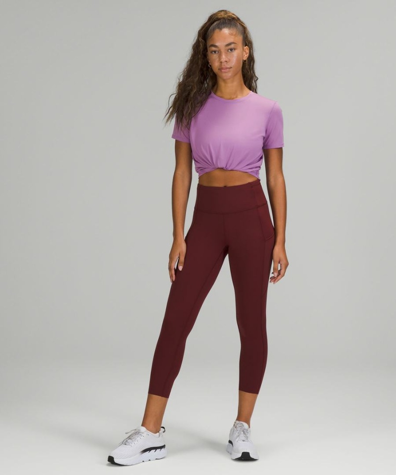 Lululemon Fast and Free High-Rise Crop 23