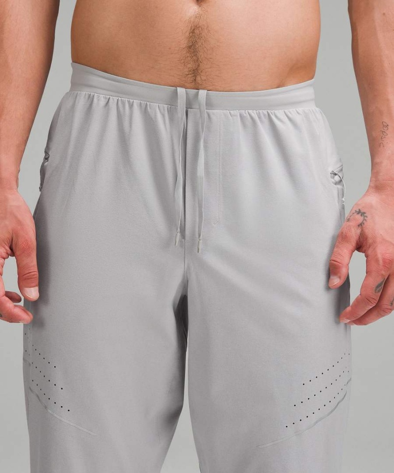 Lululemon Fast and Free Lauf Hose Herren Silber | 0531MSWJU