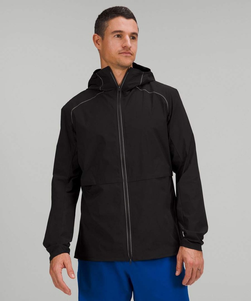 Lululemon Fast and Free Windjacke Herren Schwarz | 3470UEMPJ