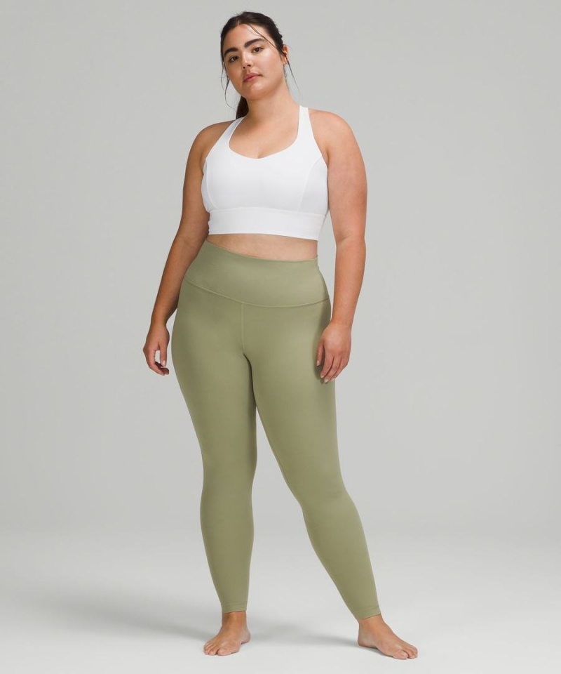 Lululemon Free to Be Serene Longline Bra Light Support, C/D Cup Sport BH Damen Weiß | 7314FXRND