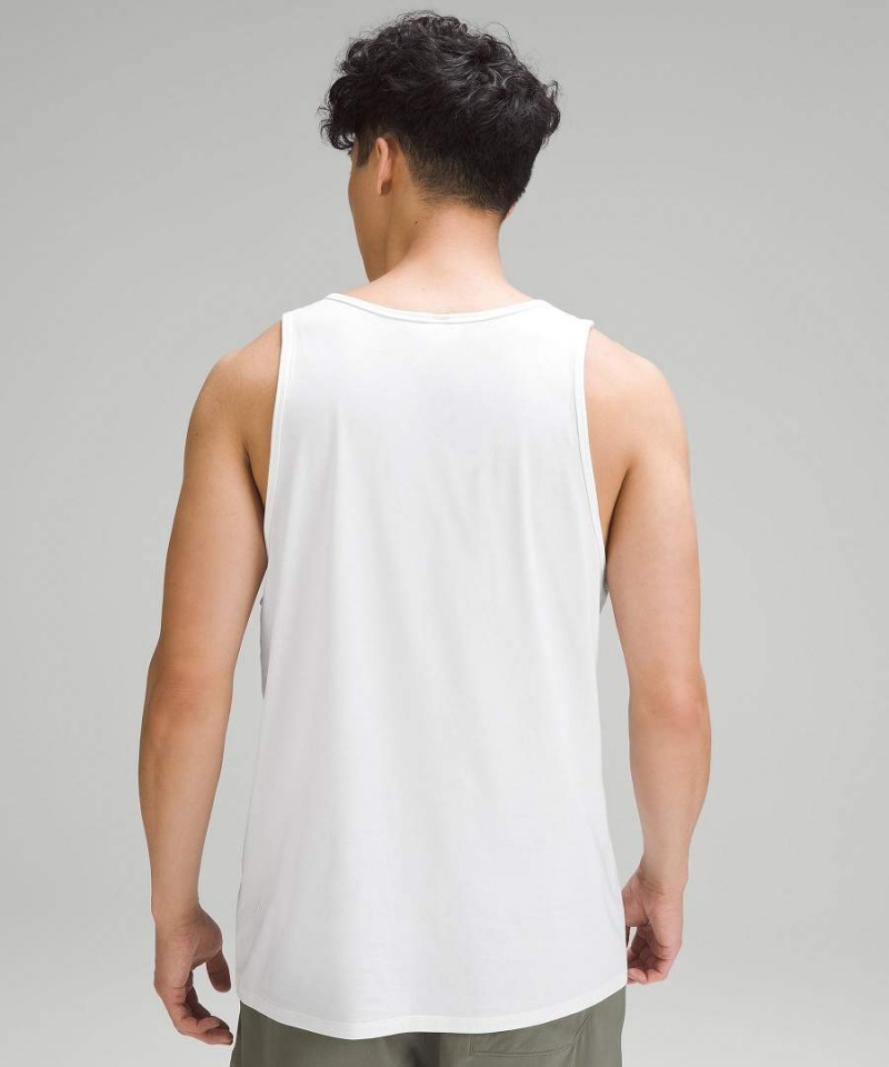 Lululemon Fundamental Tanktop Herren Weiß | 3094YPGRE