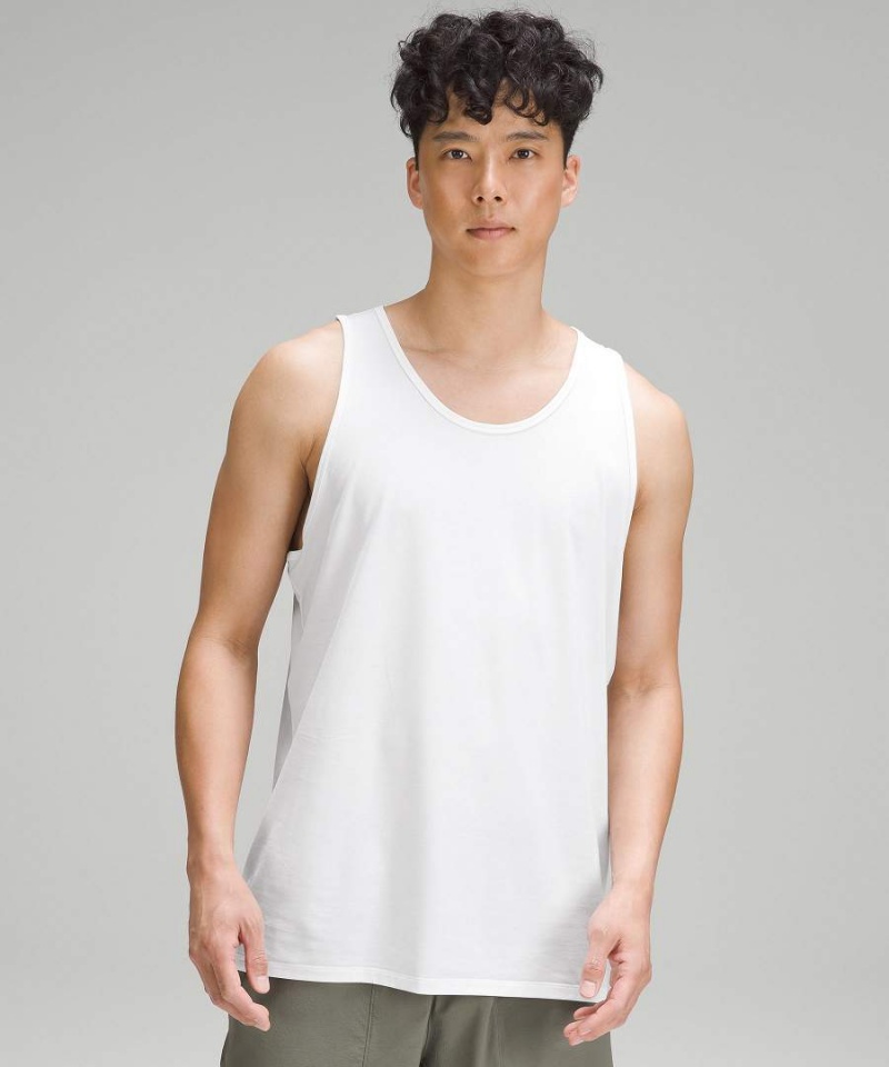 Lululemon Fundamental Tanktop Herren Weiß | 3094YPGRE