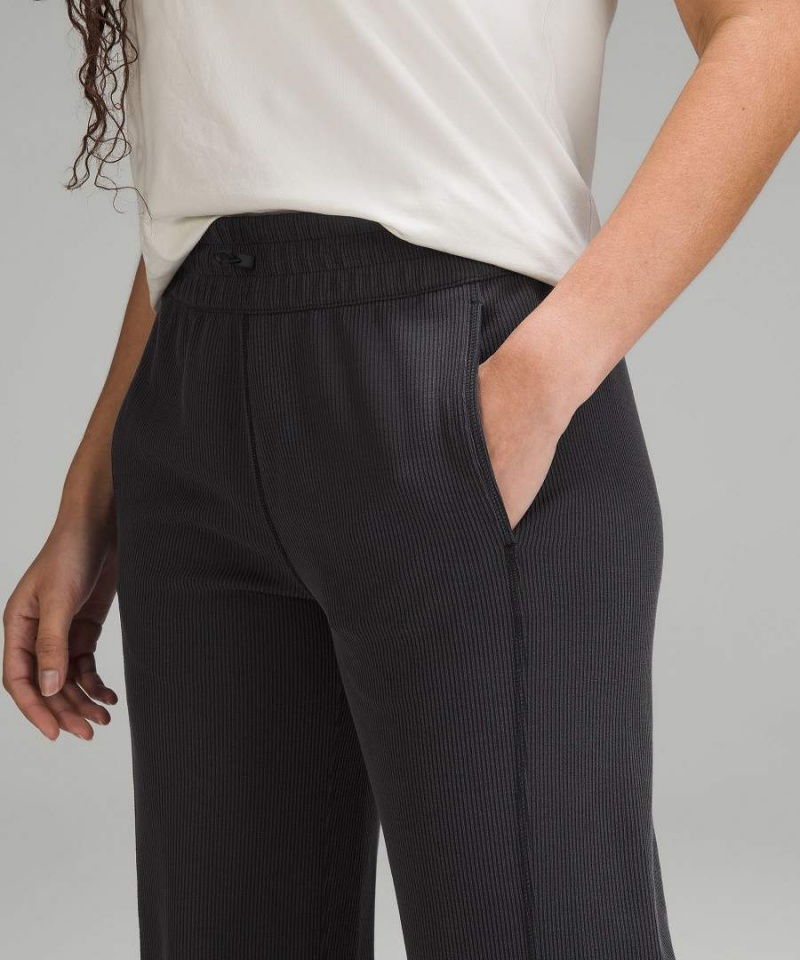 Lululemon Gerippt Softstreme Mid-Rise Weite-Leg Cropped 25