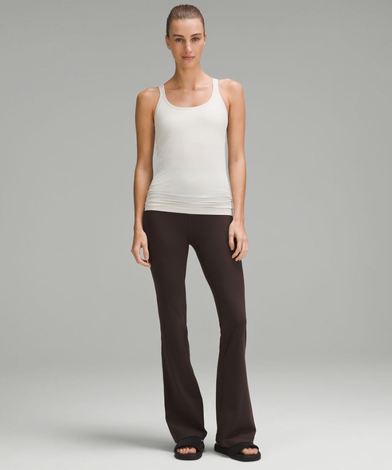 Lululemon Groove Super-High-Rise Flared Nulu Regular Leggings Damen Schokolade | 5287HBAKR