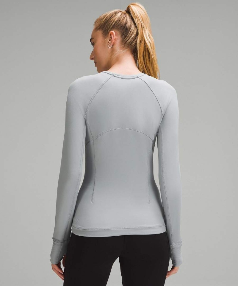 Lululemon It's Rulu Langarmhemd Damen Grau | 1560STQLE