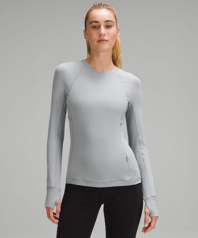 Lululemon It\'s Rulu Langarmhemd Damen Grau | 1560STQLE