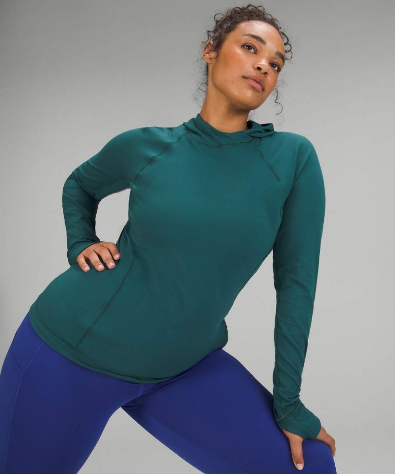 Lululemon It\'s Rulu Long-Sleeve Hoodie Damen Grün | 4237UBYCT