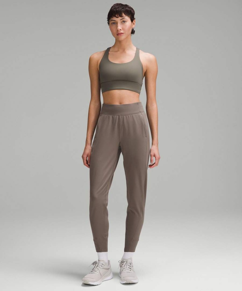 Lululemon It's Rulu Run Fleece High-Rise Full Length Jogginghose Damen Grau | 5042VAJXL