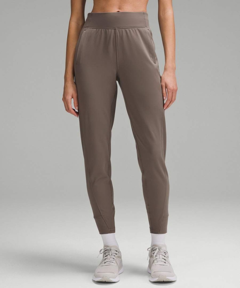 Lululemon It\'s Rulu Run Fleece High-Rise Full Length Jogginghose Damen Grau | 5042VAJXL