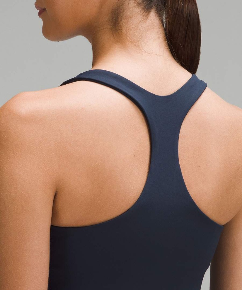 Lululemon Laufschuhe Tennis Tanktop Damen Navy | 0128FPJBY