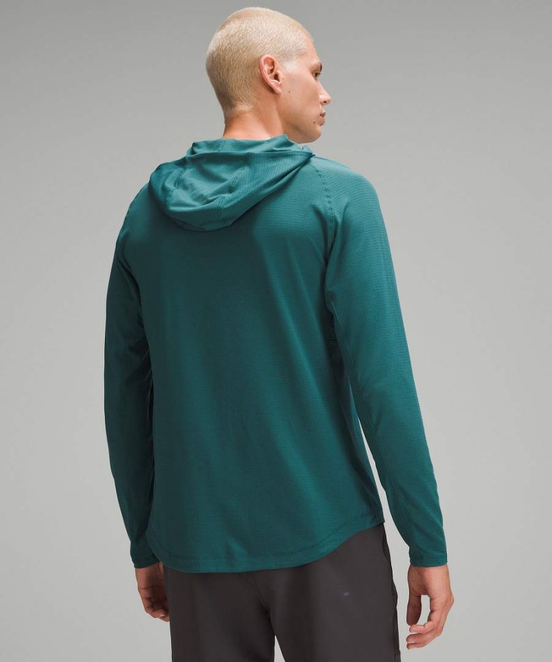 Lululemon License to Train Hoodie Herren Türkis | 0496HDYCP