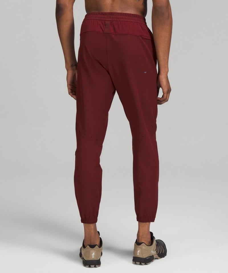 Lululemon License to Train Jogginghose Herren Rot Bordeaux | 0175LGVTX