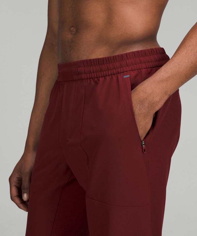 Lululemon License to Train Jogginghose Herren Rot Bordeaux | 0175LGVTX