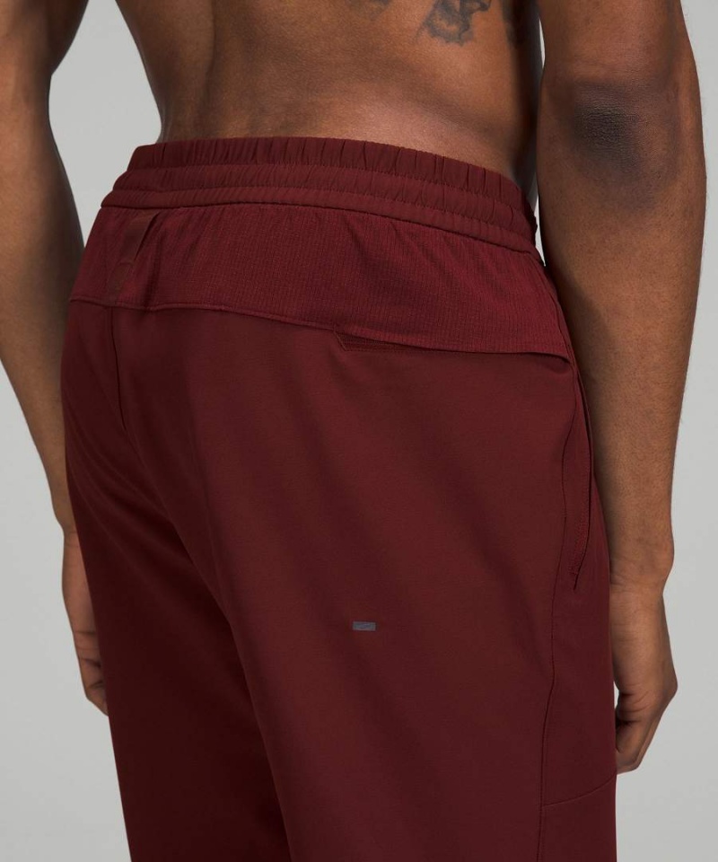 Lululemon License to Train Jogginghose Herren Rot Bordeaux | 0175LGVTX