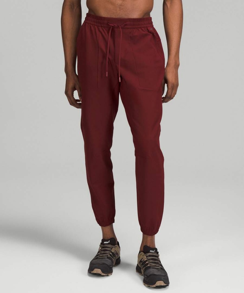 Lululemon License to Train Jogginghose Herren Rot Bordeaux | 0175LGVTX