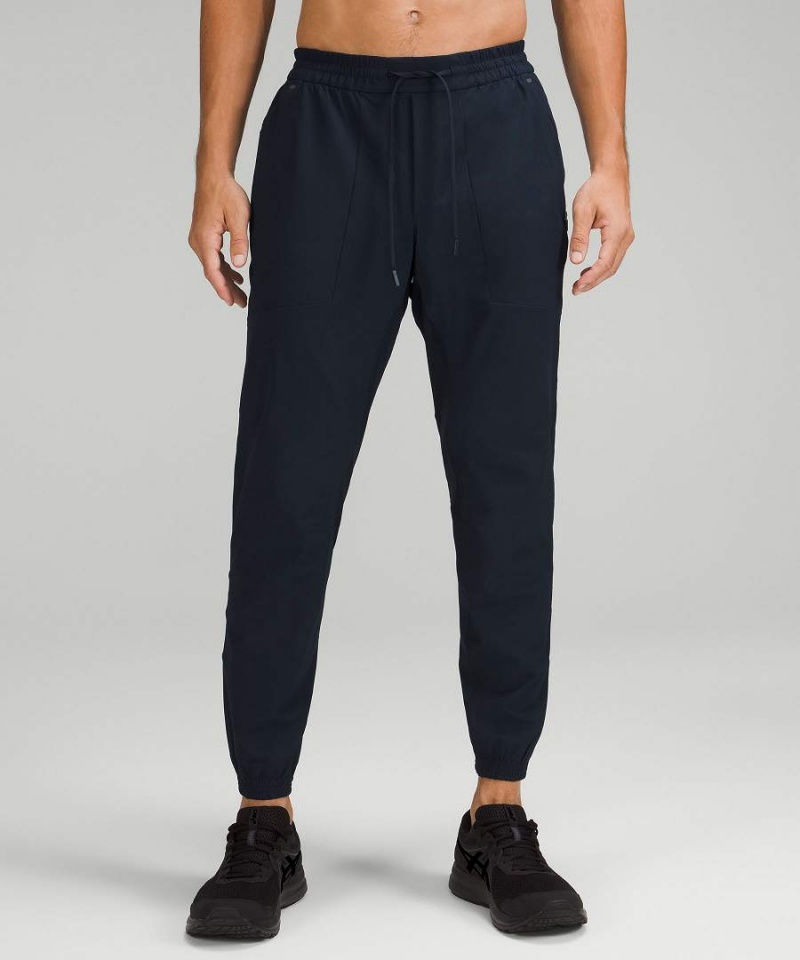 Lululemon License to Train Shorter Jogginghose Herren Navy | 7804CDWAG