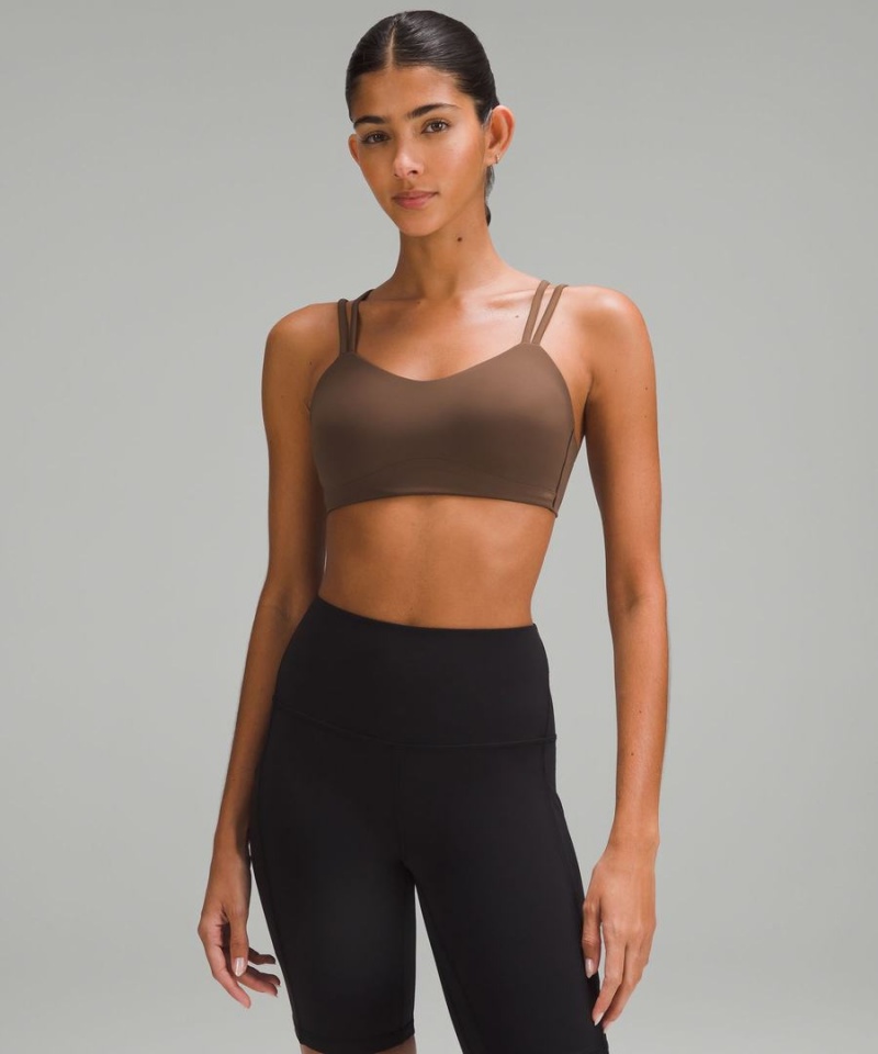 Lululemon Like a Cloud Bra Light Support, B/C Cup Sport BH Damen Schokolade | 4532LNVIZ