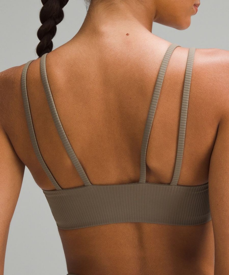 Lululemon Like a Cloud Gerippt Bra Light Support, B/C Cup Sport BH Damen Grau | 5126WKYUC