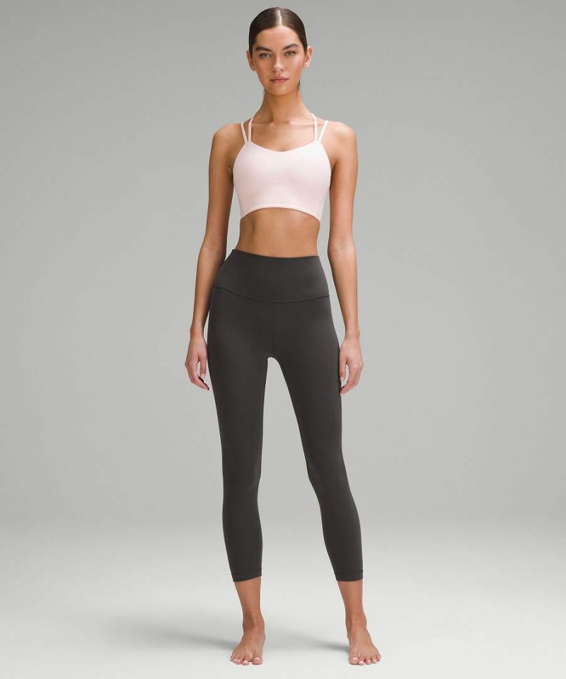 Lululemon Like a Cloud Longline Bra Light Support, B/C Cup Sport BH Damen Hellrot | 3852ZJEOC