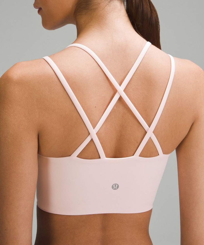 Lululemon Like a Cloud Longline Bra Light Support, B/C Cup Sport BH Damen Hellrot | 3852ZJEOC