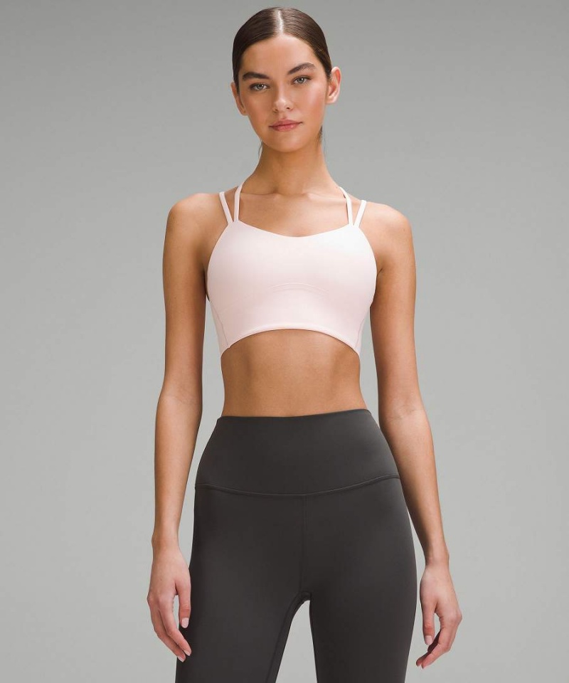 Lululemon Like a Cloud Longline Bra Light Support, B/C Cup Sport BH Damen Hellrot | 3852ZJEOC