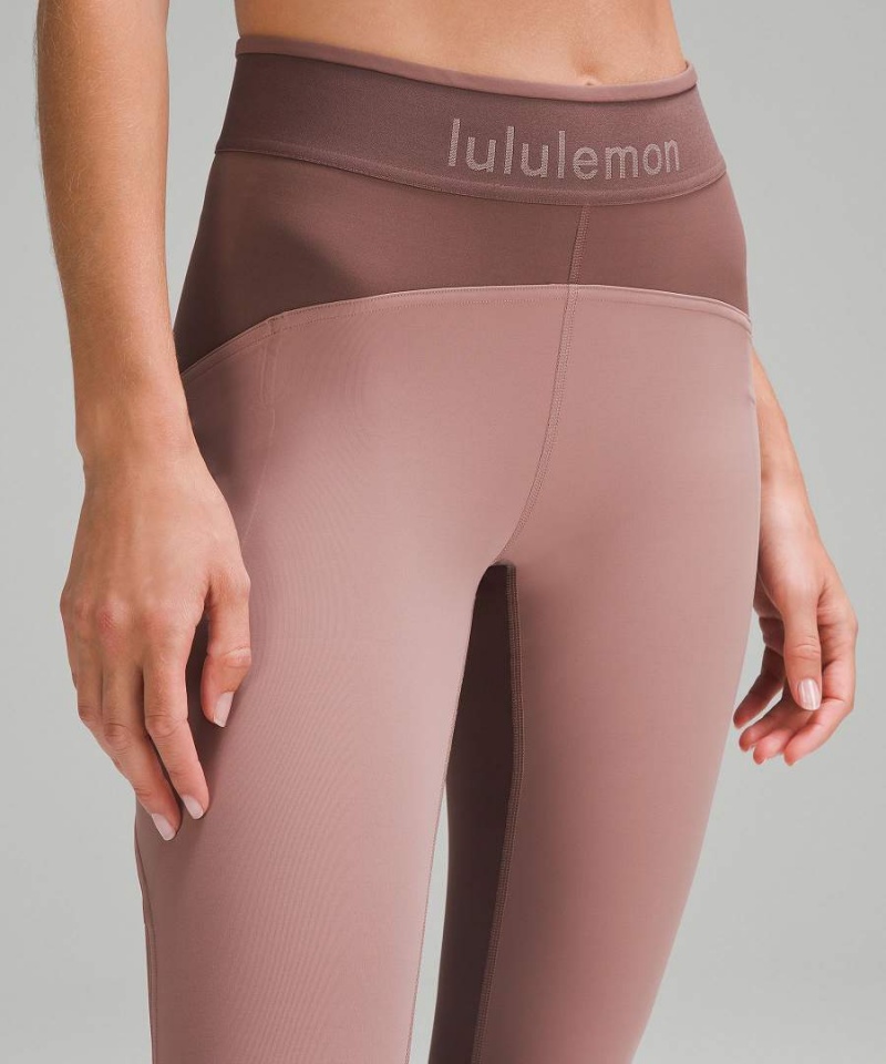 Lululemon Logo Waistband Everlux Sport Crop 15