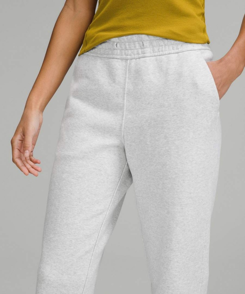 Lululemon Loungeful High-Rise Cropped Jogginghose Damen Hellgrau | 4863VFZUJ