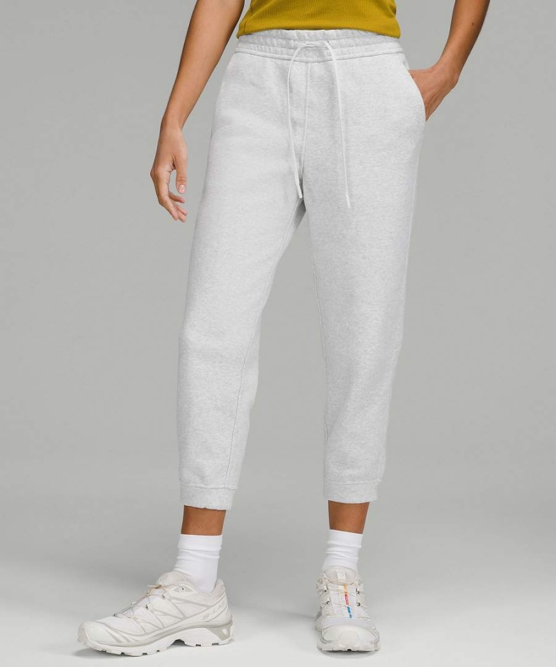 Lululemon Loungeful High-Rise Cropped Jogginghose Damen Hellgrau | 4863VFZUJ