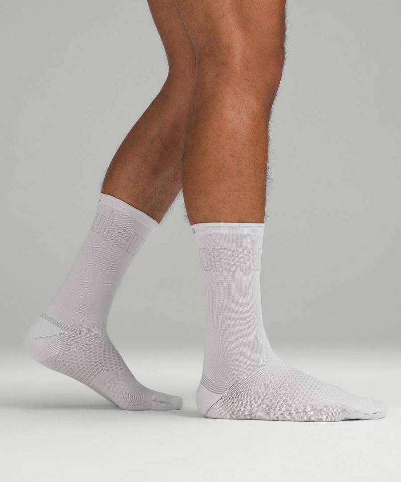 Lululemon MacroPillow Crew Socken Herren Weiß | 1085JZSOK