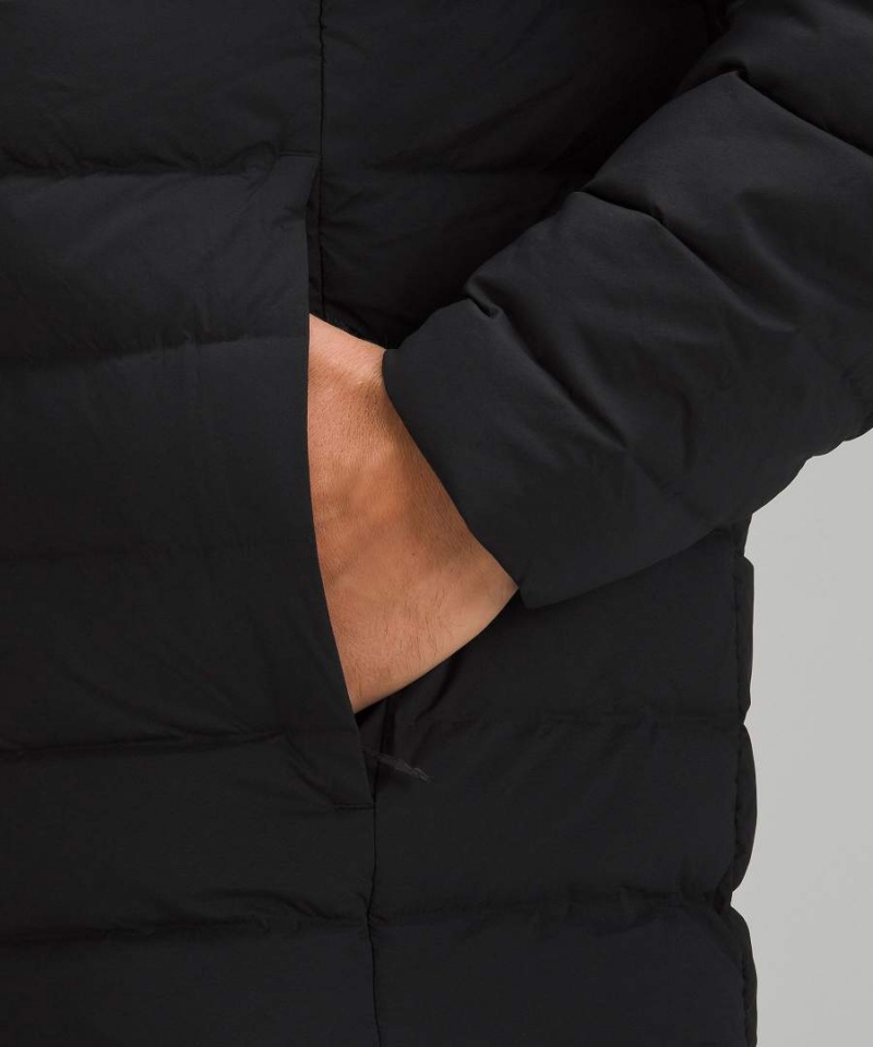 Lululemon Navigation Daunenjacken Herren Schwarz | 5674CUARJ