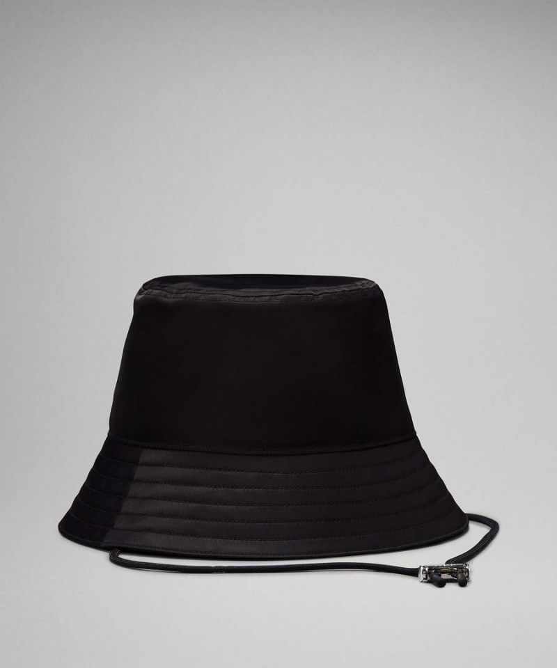 Lululemon Nylon Bucket Hüte Herren Schwarz | 0624UEAXC