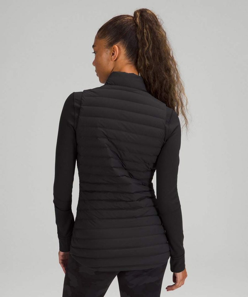 Lululemon Pack It Down Weste Damen Schwarz | 0364YODER