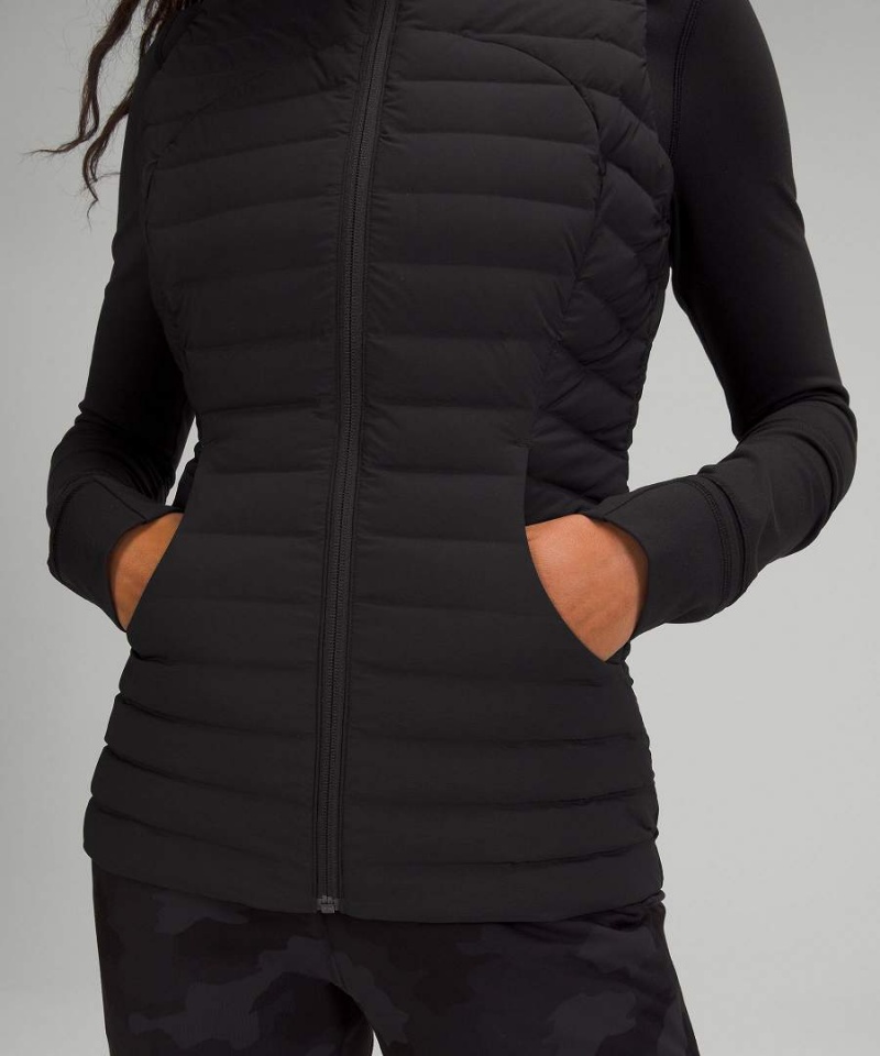 Lululemon Pack It Down Weste Damen Schwarz | 0364YODER