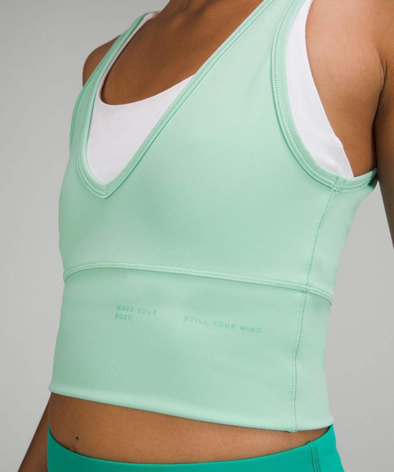 Lululemon Power Pivot Everlux Tanktop Damen Mintfarben | 2983UMEYJ