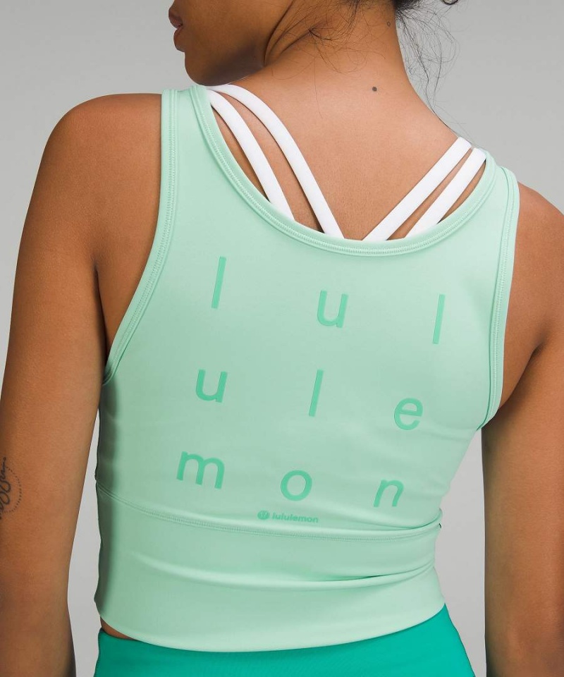 Lululemon Power Pivot Everlux Tanktop Damen Mintfarben | 2983UMEYJ