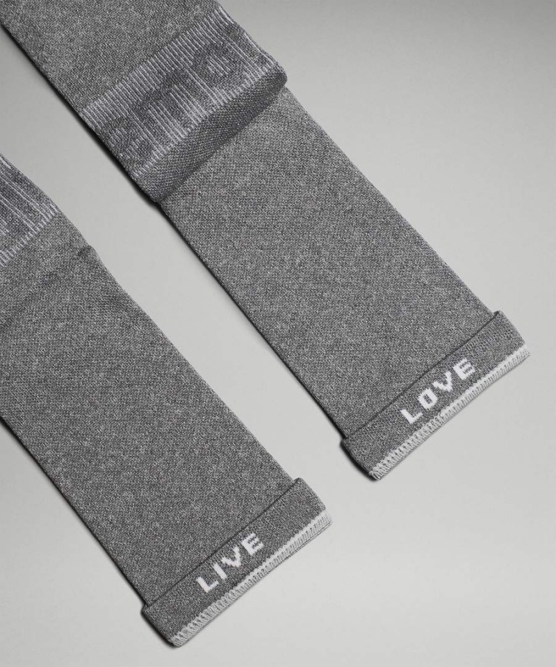 Lululemon Power Stride Crew 3 Pack Socken Herren Grau | 1389UZVWF