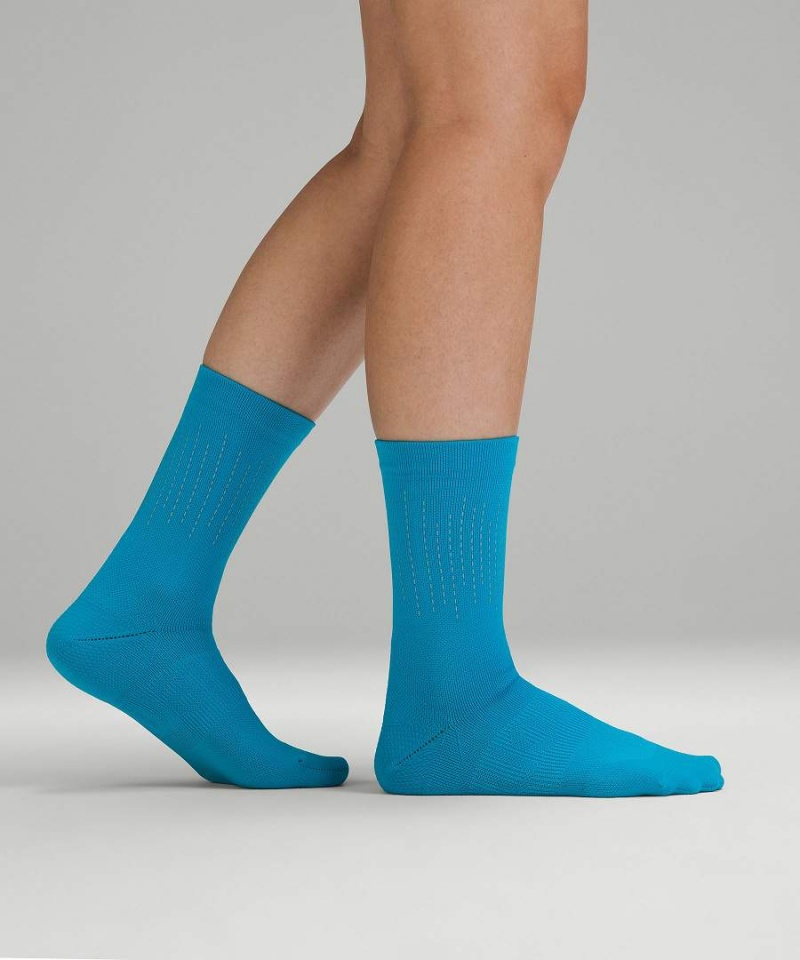 Lululemon Power Stride Crew Socken Damen Türkis | 0594BZLMN