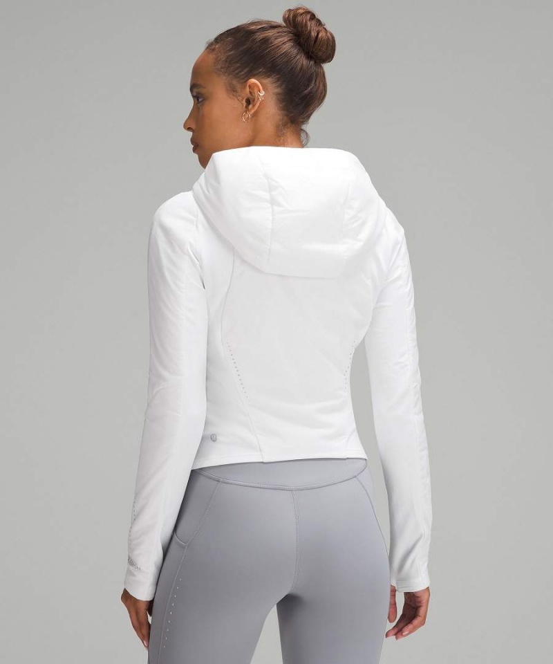 Lululemon Push Your Pace Jacken Damen Weiß | 5610GJCUD