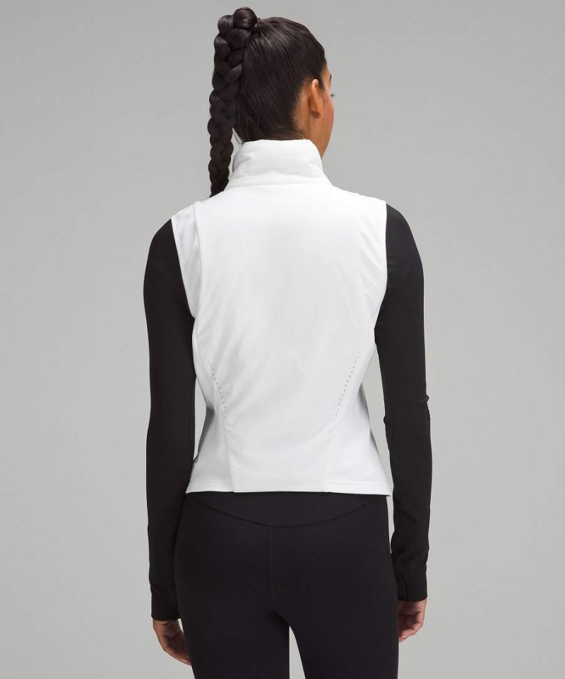 Lululemon Push Your Pace Weste Damen Weiß | 6789WQXGK