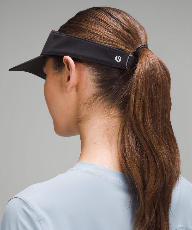 Lululemon Removable Sweatband All-Sport Visor Hüte Herren Schwarz | 7689XKSNC