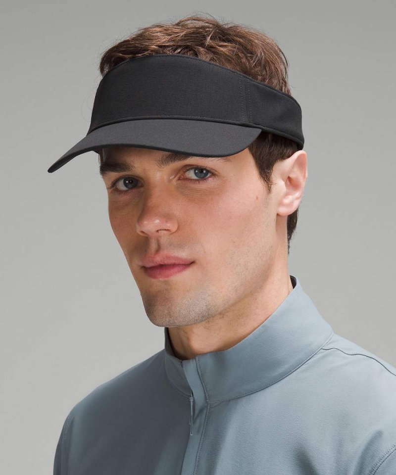 Lululemon Removable Sweatband All-Sport Visor Hüte Herren Schwarz | 7689XKSNC