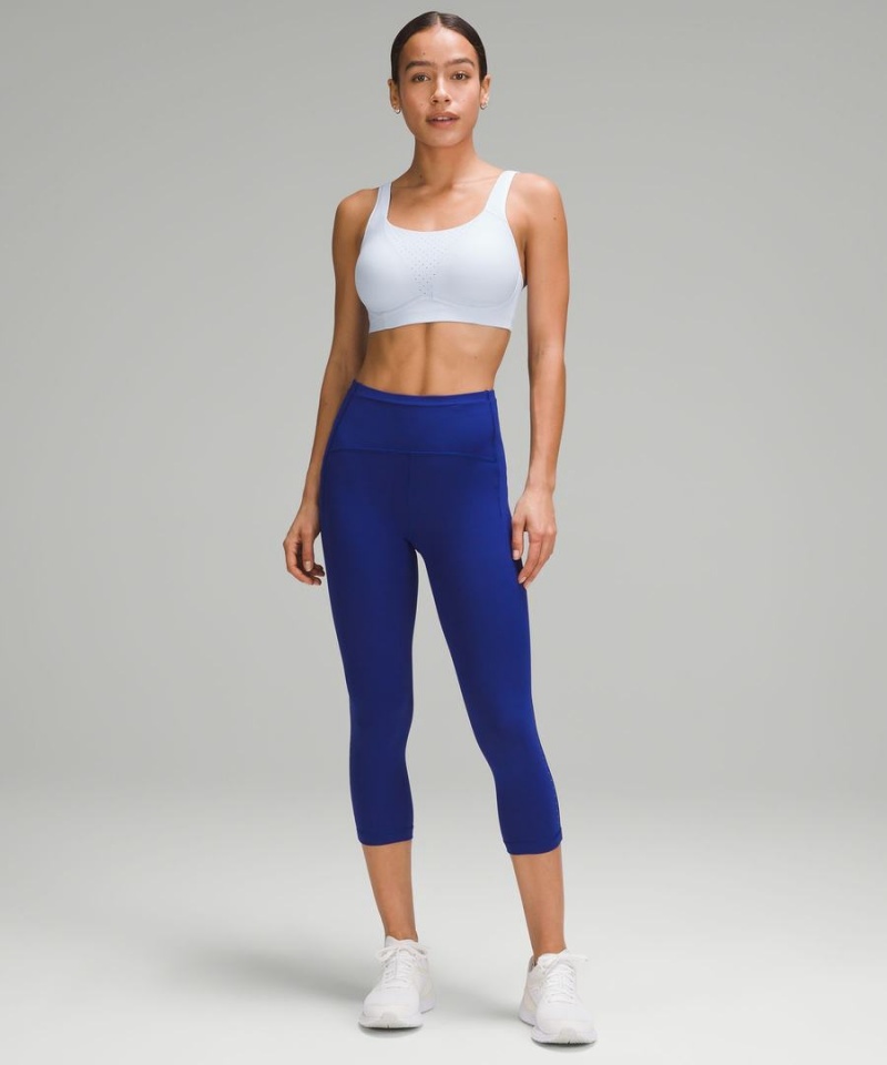 Lululemon Run Times Bra High Support, B–G Cups Sport BH Damen Weiß | 4581LCUSB