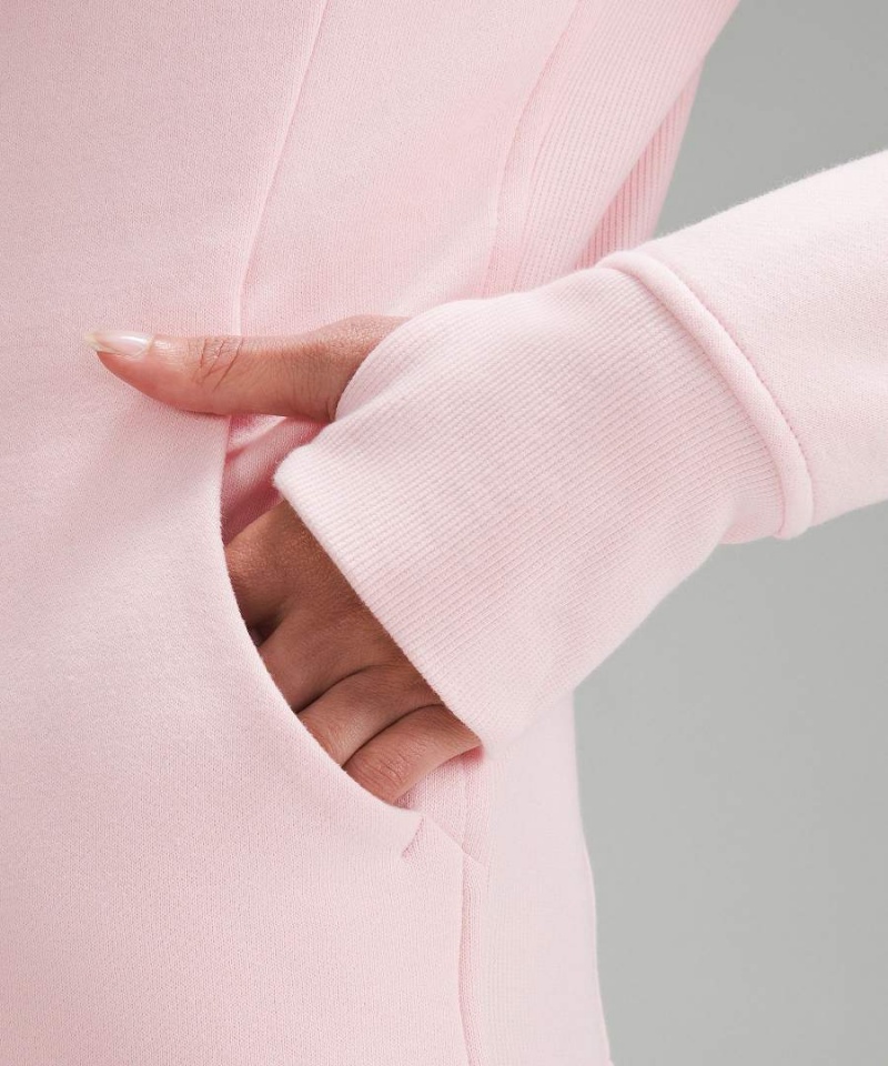 Lululemon Scuba Full-Zip Hoodie Damen Rosa | 7625TQOSB