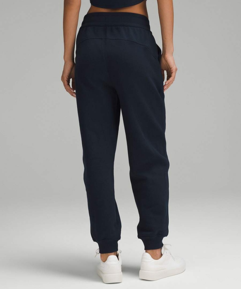 Lululemon Scuba High-Rise Relaxed Full Length Jogginghose Damen Navy | 8539XQDIG