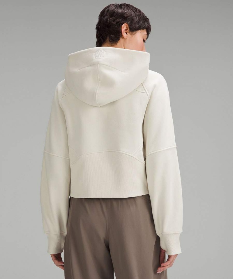 Lululemon Scuba Oversized Hoodie Damen Beige | 1263TKAUP