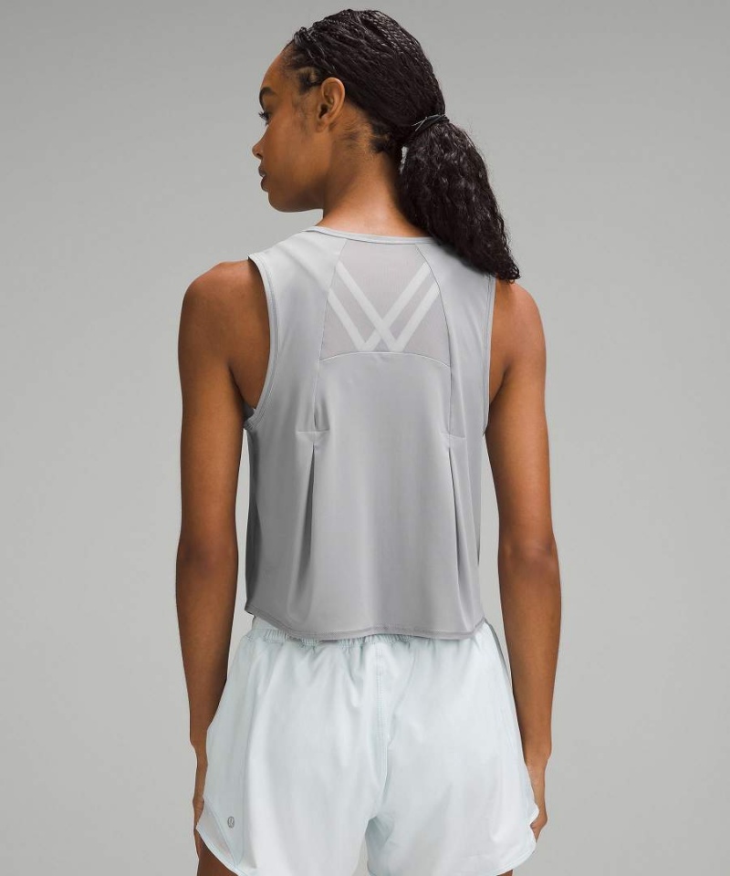 Lululemon Sculpt Cropped Tanktop Damen Grau | 4356VTCRD