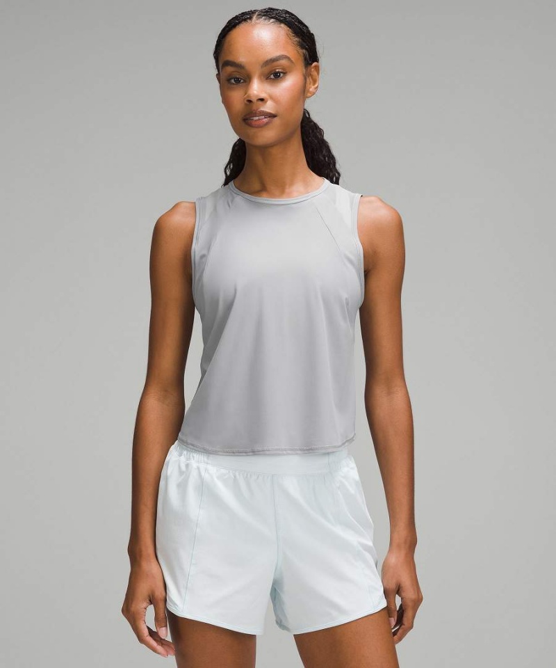 Lululemon Sculpt Cropped Tanktop Damen Grau | 4356VTCRD