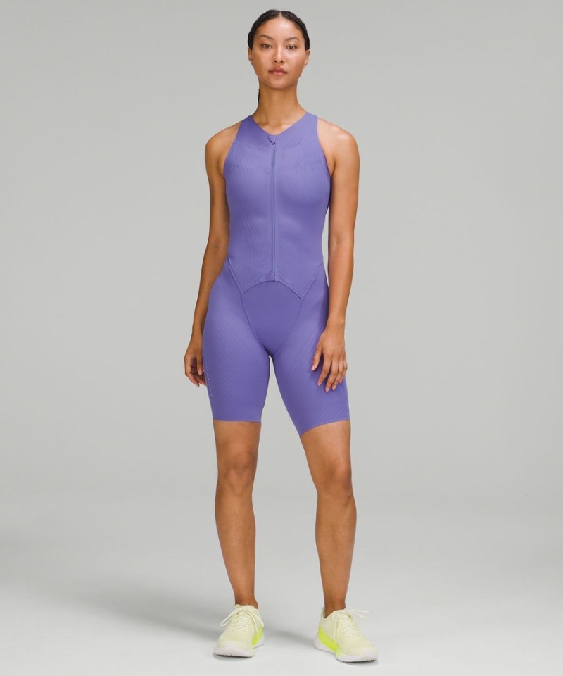 Lululemon SenseKnit Lauf One-Piece Body Damen Indigo | 8936AIOWD