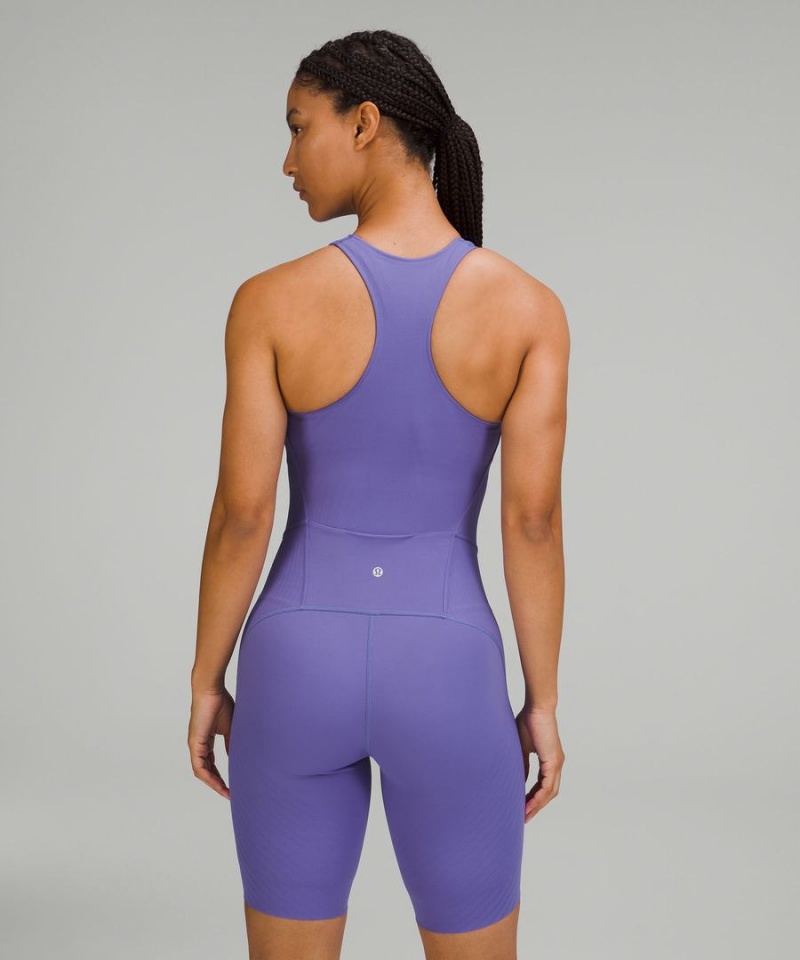 Lululemon SenseKnit Lauf One-Piece Body Damen Indigo | 8936AIOWD